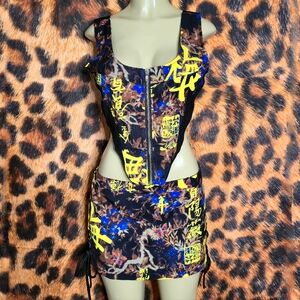 Cherry Bomb Sweet Cherries Skirt Set